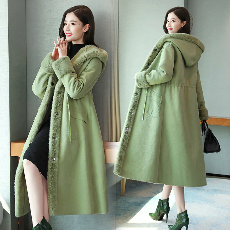 Winter Cotton-padded Jacket Fur Coat Women LadyShow.Store