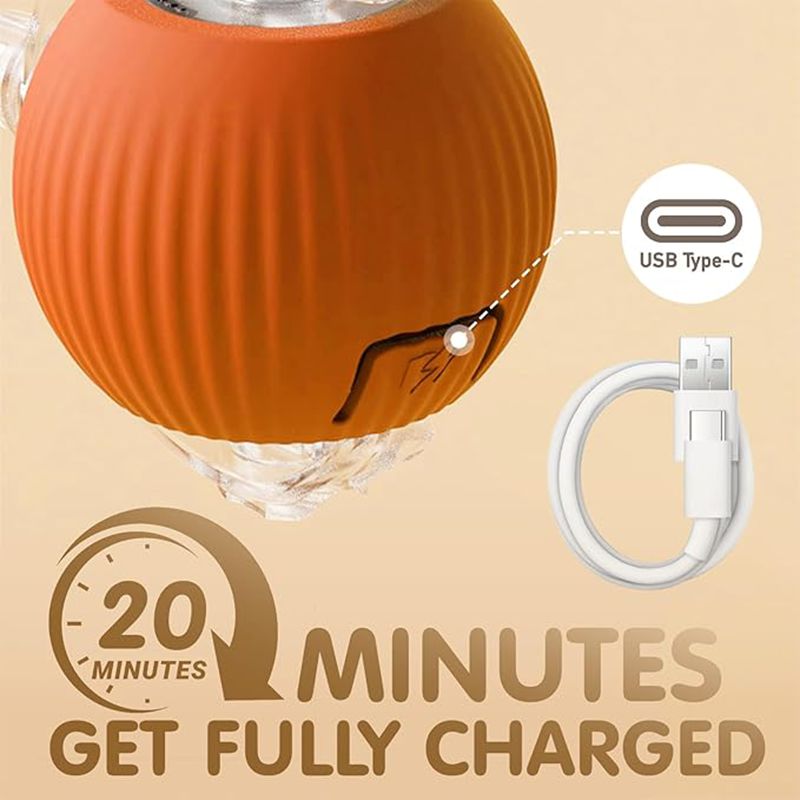 Cat Interactive Ball Toys Automatic Rolling Ball For Kitten Rechargeable Smart Pet Electric Toys With Teaser Sensor Cat Ball Toy Best YouTube Store