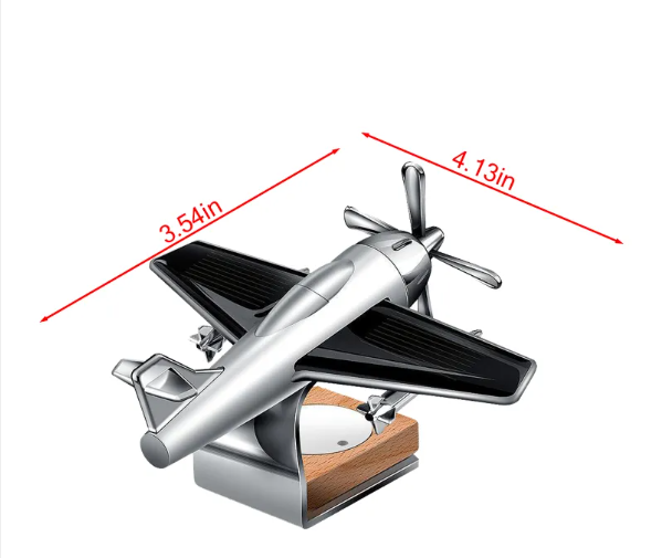 Solar Airplane Car Perfume Ornament Best YouTube Store