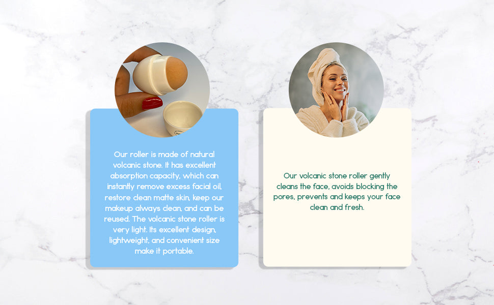 Volcanic Stone Oil-Absorbing Face Roller LuxuryLifeWay Online Store