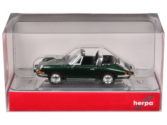 Porsche 911 Targa Green Metallic 1/87 (HO) Plastic Model Car by Promotex