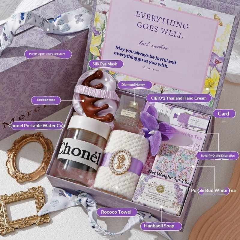 International Women's Day Gift Goddess Bridesmaid Wedding High-end Practical Birthday Gift Box Wedding Guest Gift CJD
