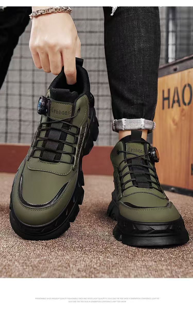 Casual Sports Platform Height-increasing Non-slip Outdoor Work Boots Best YouTube Store