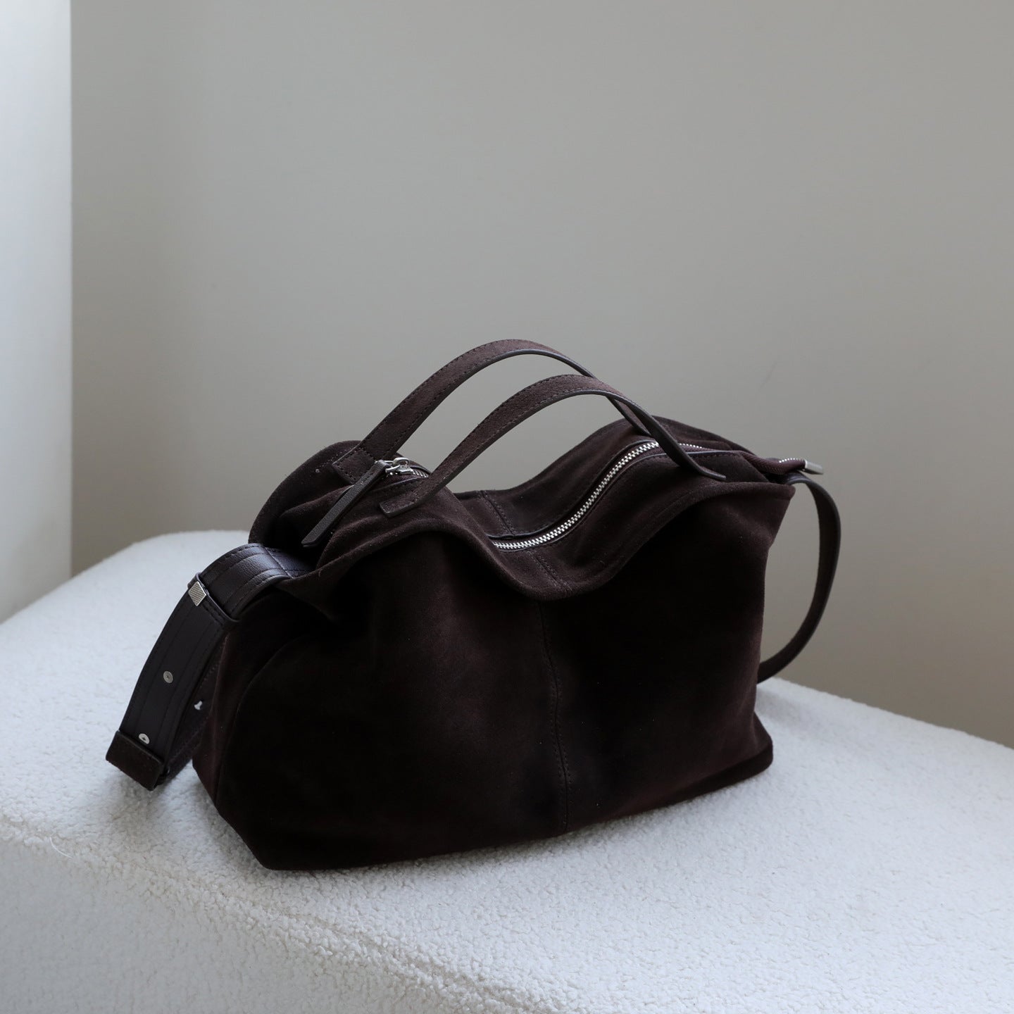 Womens Matte Commuter Tote Crossbody Bag LadyShow.Store