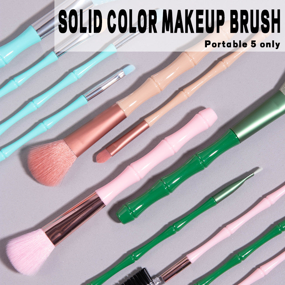 5 Pcs Beauty Tools Portable Makeup Brush CJD