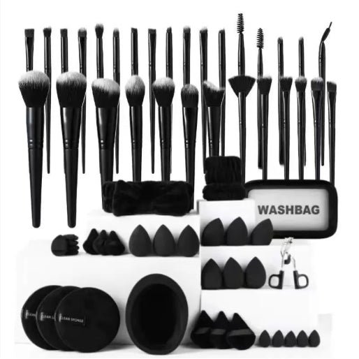 40pcs  Beauty Tools Major Combination Suit Face Wash Makeup Full Set LadyShow.Store