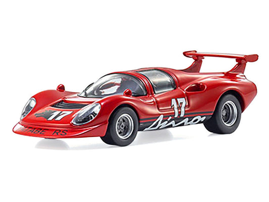 Yatabe RS #17 Red "The Circuit Wolf" Manga 1/64 Diecast Model Car by Kyosho Kyosho