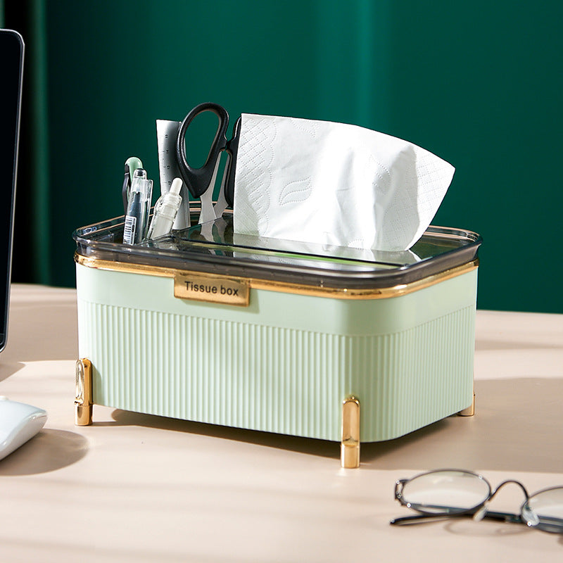 Light Luxury Tissue Box Tissue Paper Household Nordic Simple Storage Best YouTube Store