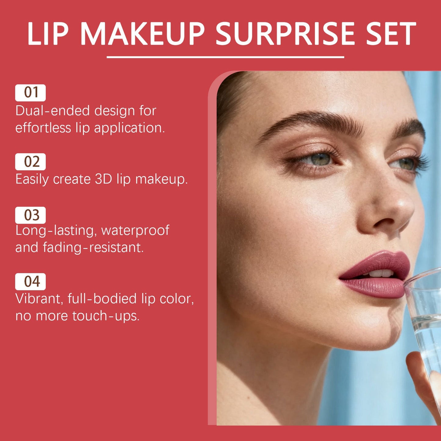 Qiyun Lip Makeup Combination CJD