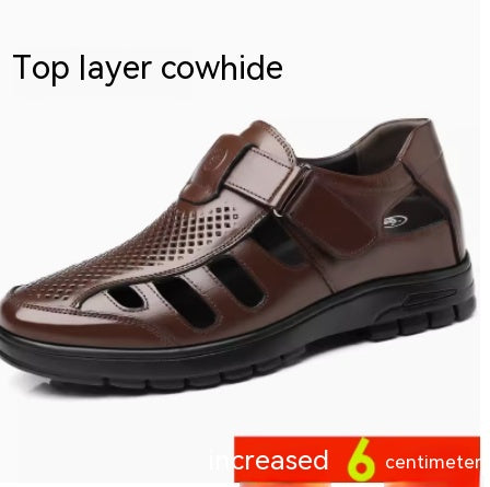 Summer Hollow Leather Sandals for Women Best YouTube Store