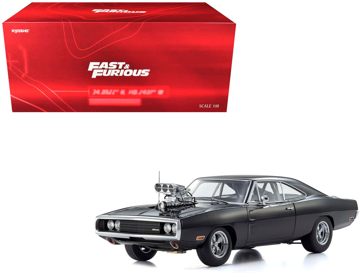 Dodge Charger R/T Black "The Fast and the Furious" (2001) Movie 1/18 Diecast Model Car by Kyosho Kyosho