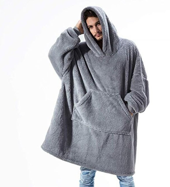 Blanket Hoodie with Sleeves Oversized Hoodie