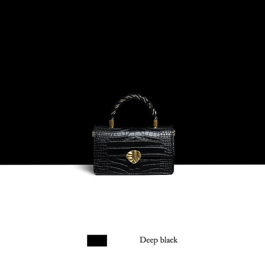 High Quality Hardware Grain Leather Genuine Vintage Handbag LadyShow.Store