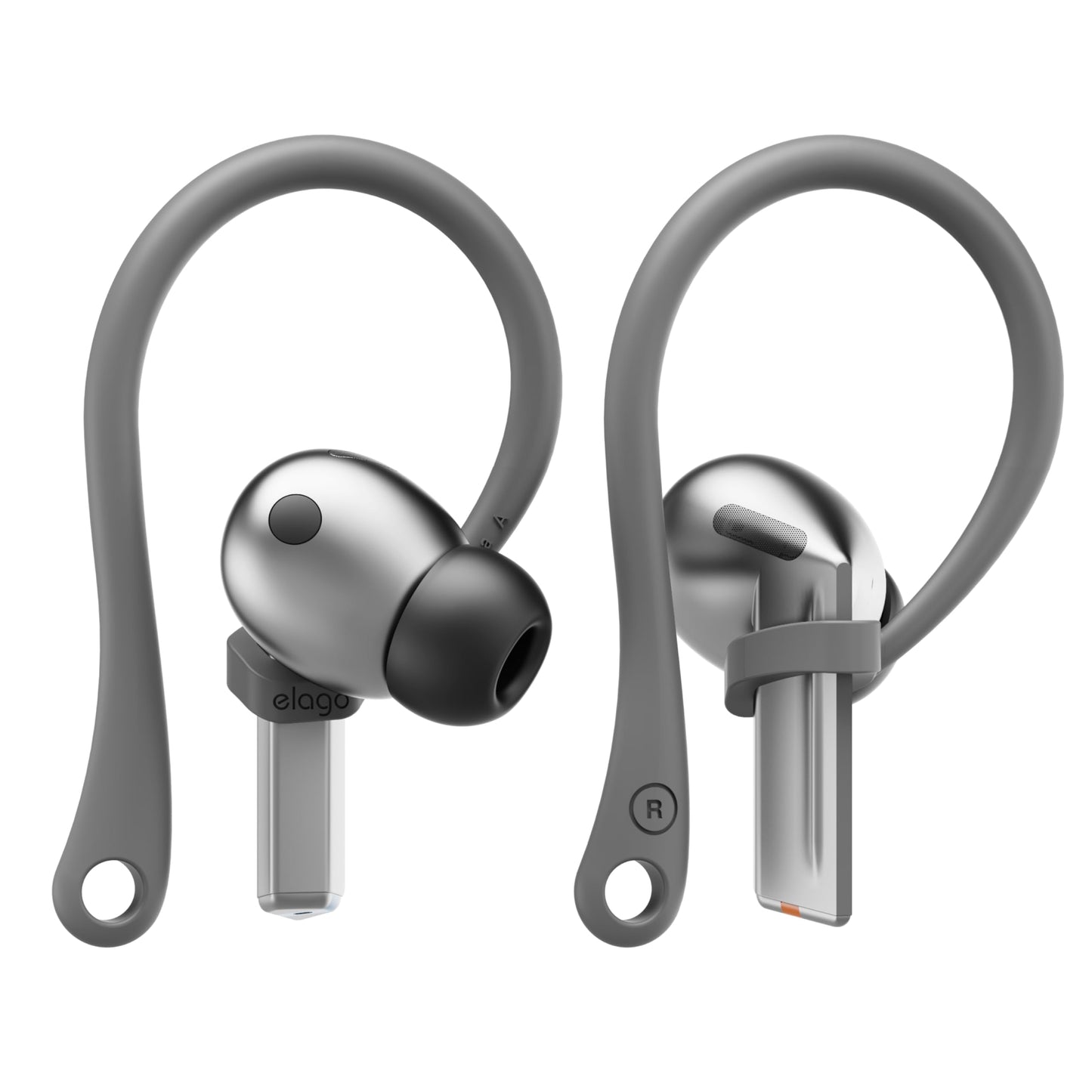 elago Ear Hooks Designed for Samsung Galaxy Buds 3 &Galaxy Buds 3 Pro Earbuds Accessories Anti-Slip Ergonomic Design Comfortable Fit (Dark Gray) LuxuryLifeWay Online Store