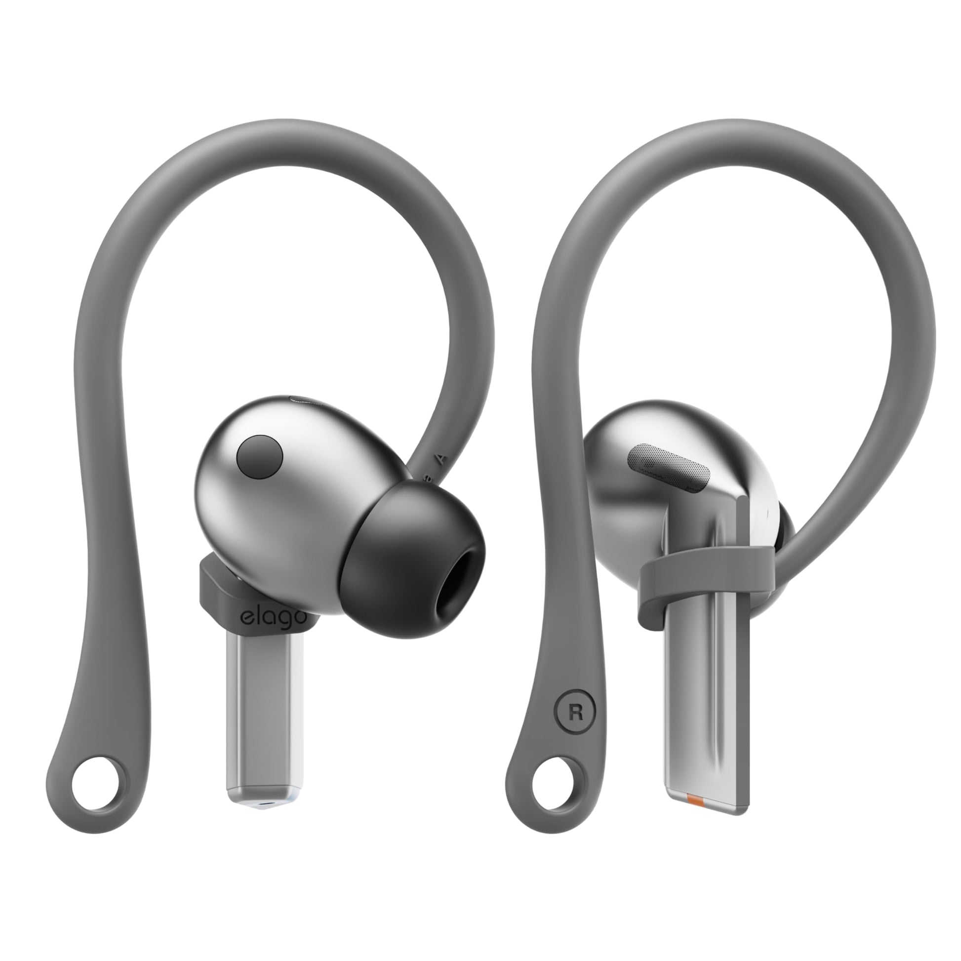 elago Ear Hooks Designed for Samsung Galaxy Buds 3 &Galaxy Buds 3 Pro Earbuds Accessories Anti-Slip Ergonomic Design Comfortable Fit (Dark Gray) LuxuryLifeWay Online Store