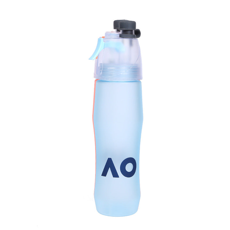Plastic Spray Sports Water Bottle for Students LadyShow.Store