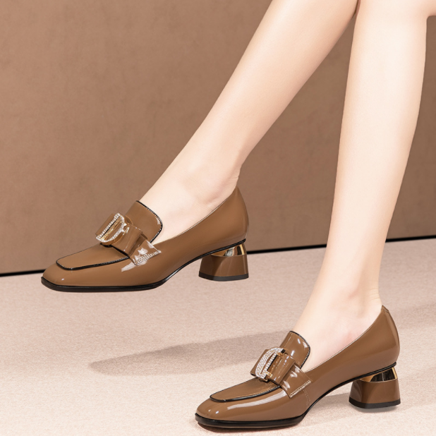 Comfortable Soft Sole Leather Casual Shoes LadyShow.Store