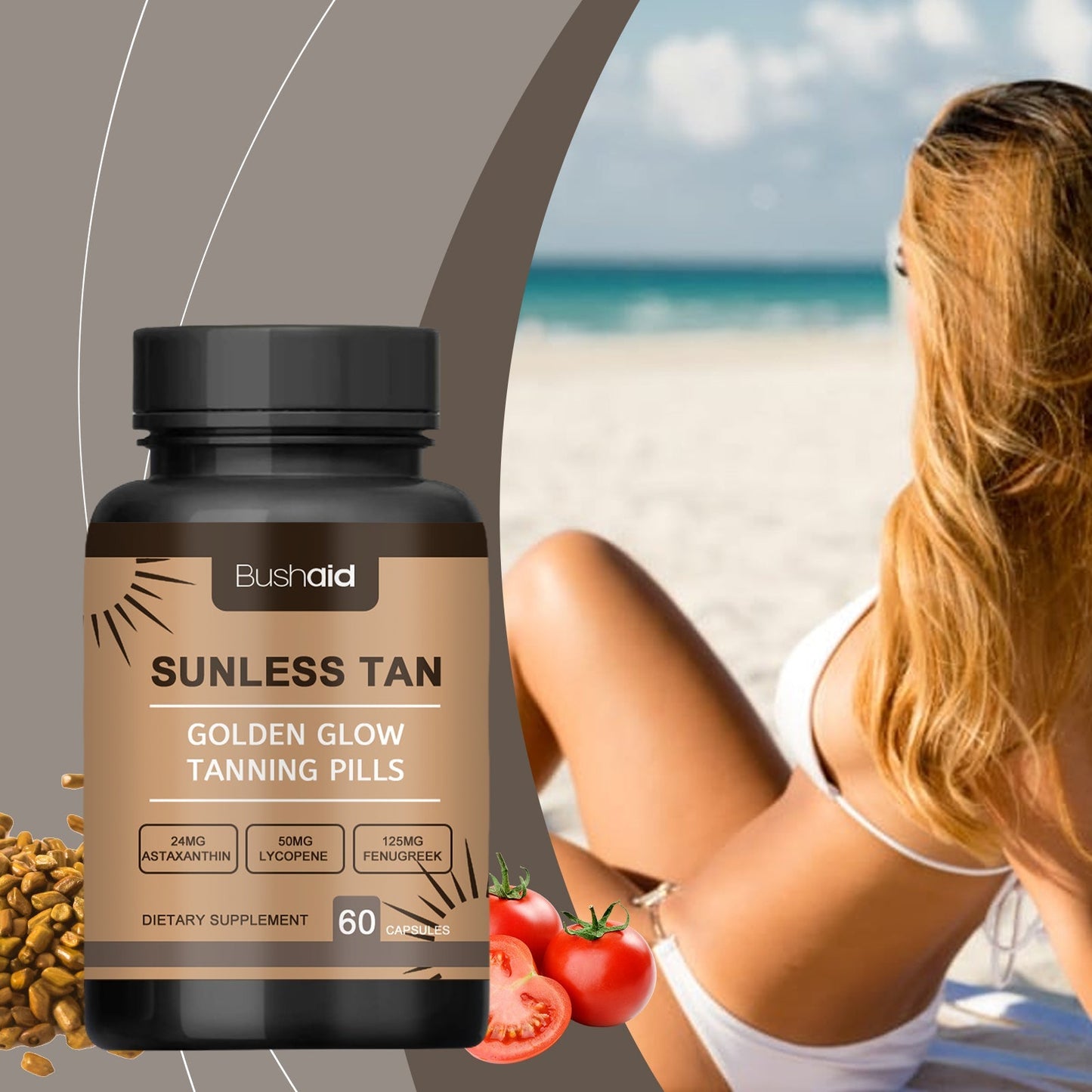 Tanning Capsules Oral Tri Light Beauty