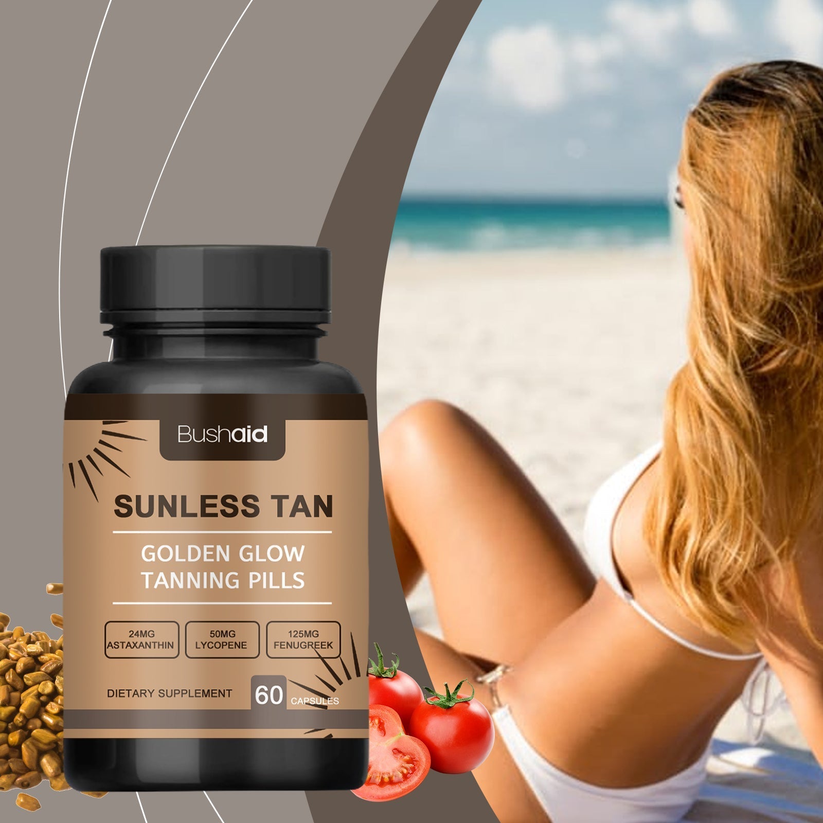 Tanning Capsules Oral Tri Light Beauty