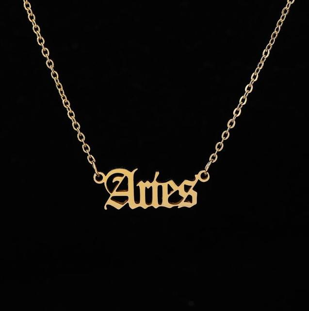 Hip Hop Rapper Letter Pendant Necklace