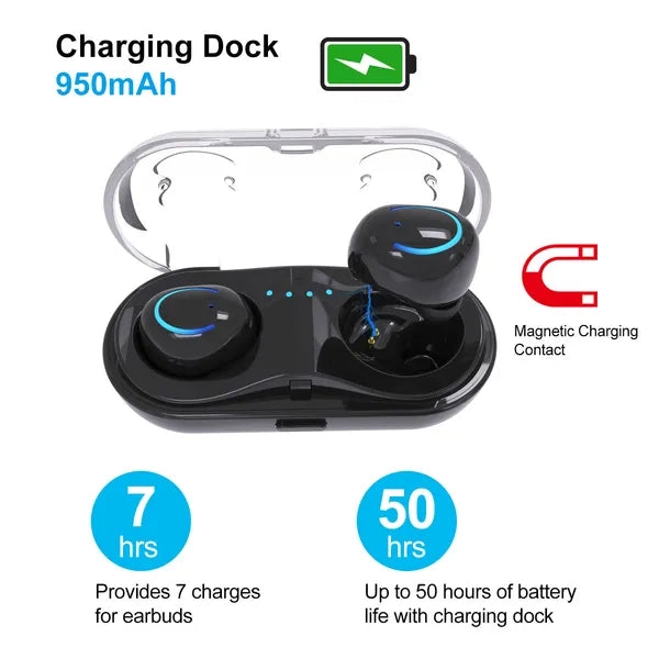 Wireless TWS Stereo Earbuds Earphones Headphone Headset CJD