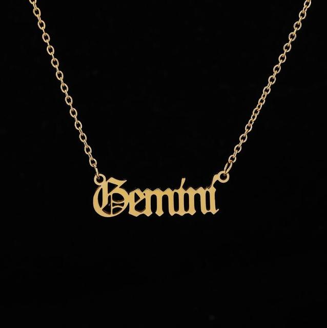 Hip Hop Rapper Letter Pendant Necklace