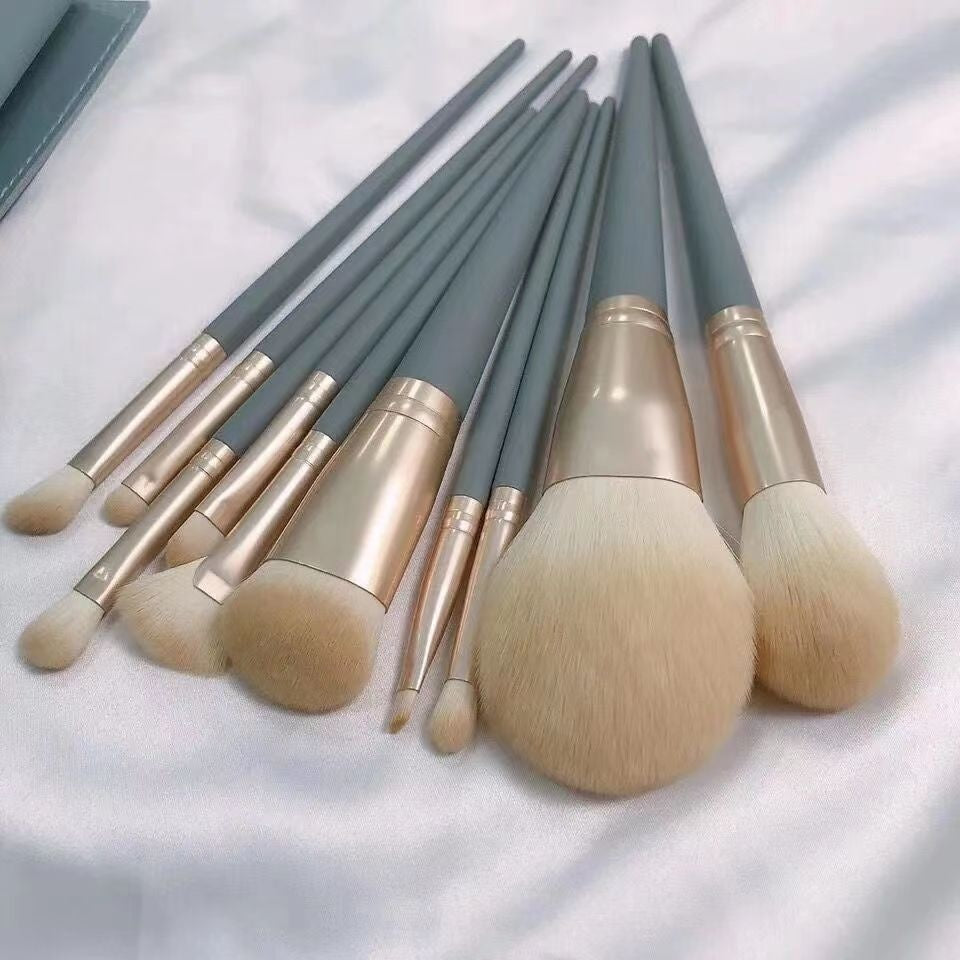 10 Makeup Brushes Suit Foundation Face Powder Eye Shadow Brush Complete Set LadyShow.Store