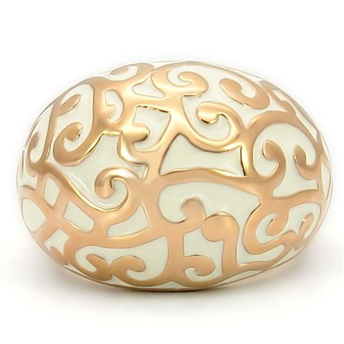 0W210 - Rose Gold Brass Ring with No Stone Alamode