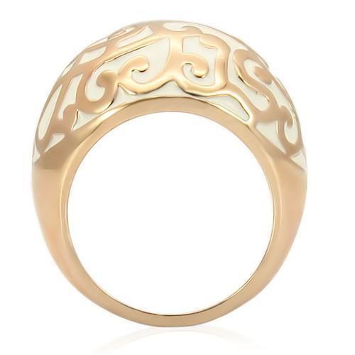 0W210 - Rose Gold Brass Ring with No Stone Alamode
