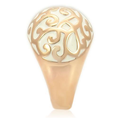 0W210 - Rose Gold Brass Ring with No Stone Alamode