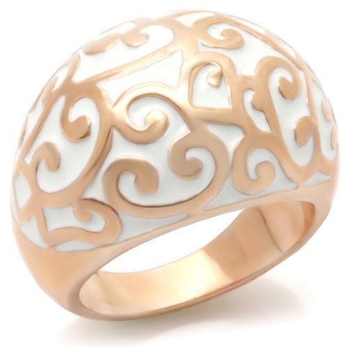 0W210 - Rose Gold Brass Ring with No Stone Alamode