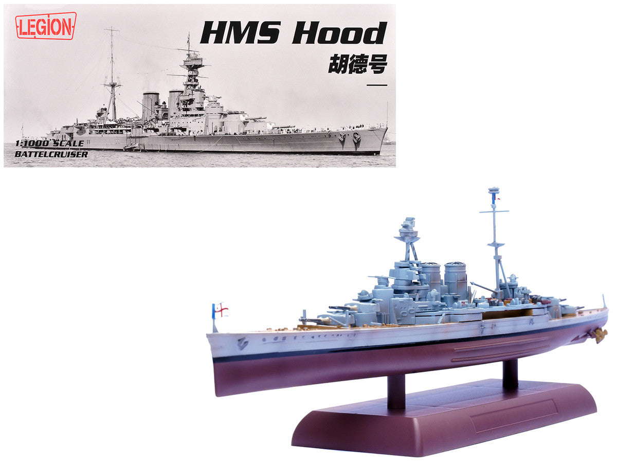 HMS Hood Battlecruiser "British Royal Navy" 1/1000 Diecast Model by Legion Legion