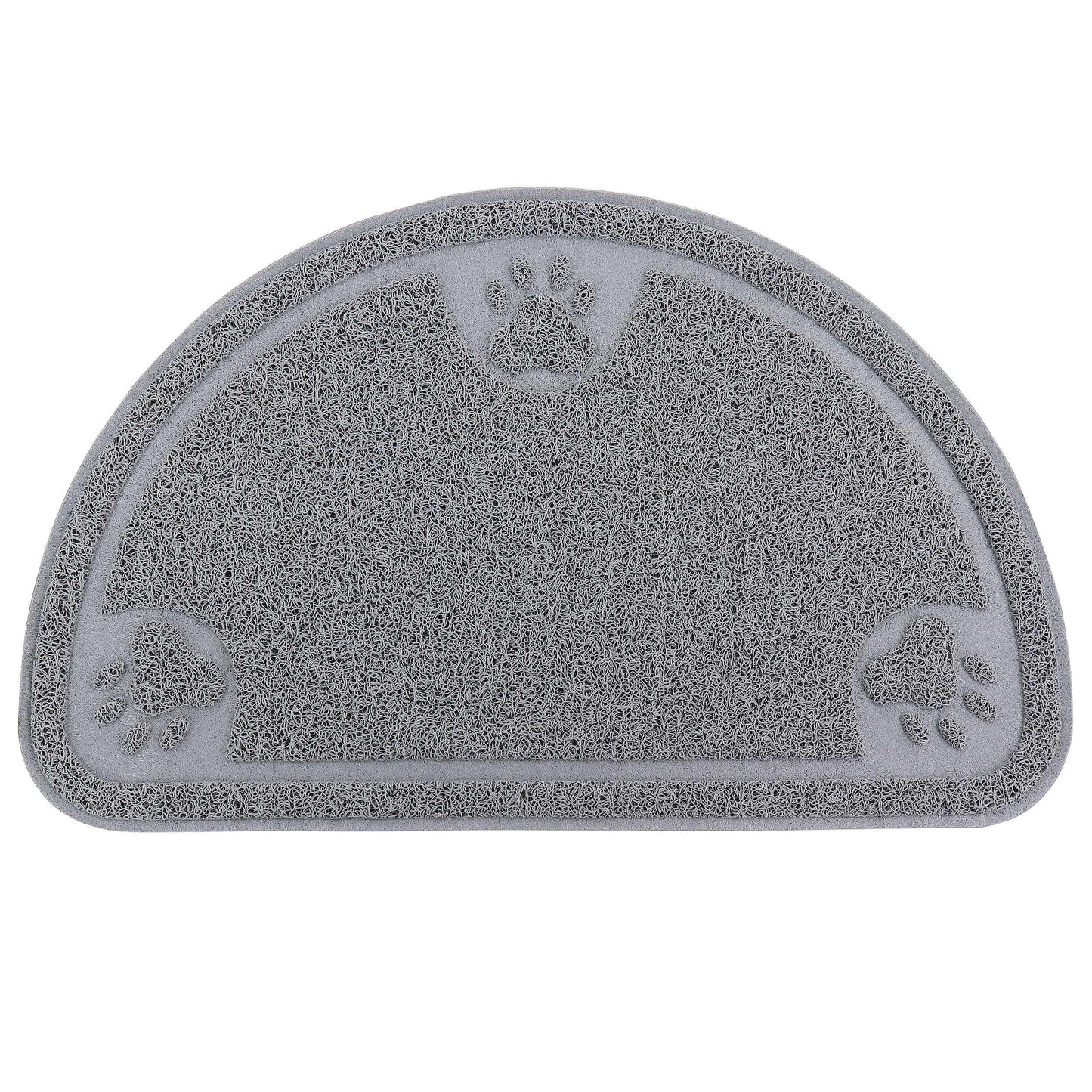 Gibson Home Pet Elements 14.2 x 23.6 Inch Paw Print Placemat in Grey W2B