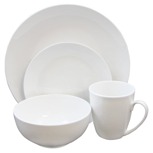Gibson Home Ogalla 16 Piece Dinnerware Set in White W2B