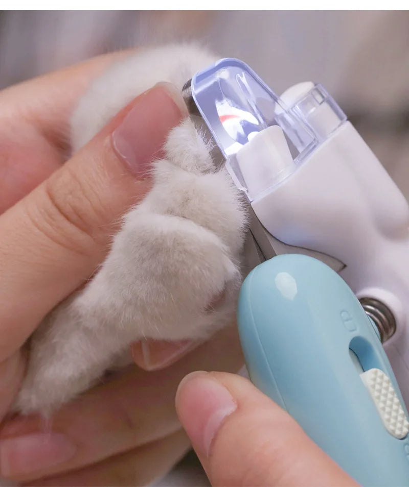Pet Nail Clippers Dog Nail Clippers Cat Nail Clippers LED Electric Nail Grinder Pet Supplies LED Light Pet Nail Clippers Best YouTube Store