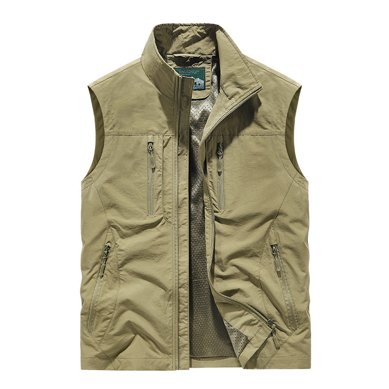 Outdoor Fleece Work Vest Fleece Sweatshirt Reversible Best YouTube Store