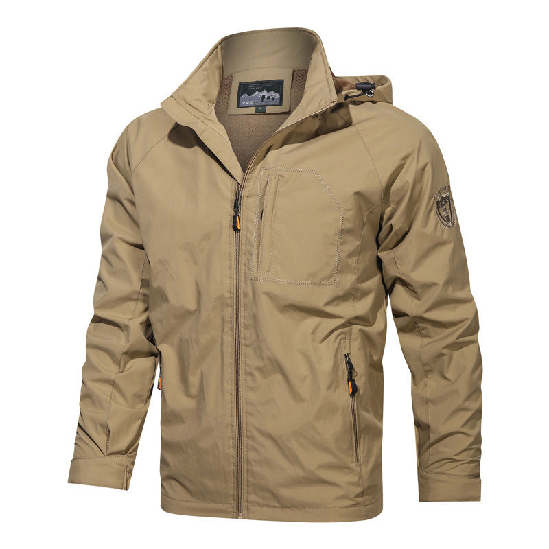 Men's Casual Windproof Thin Mountaineering Jacket Best YouTube Store