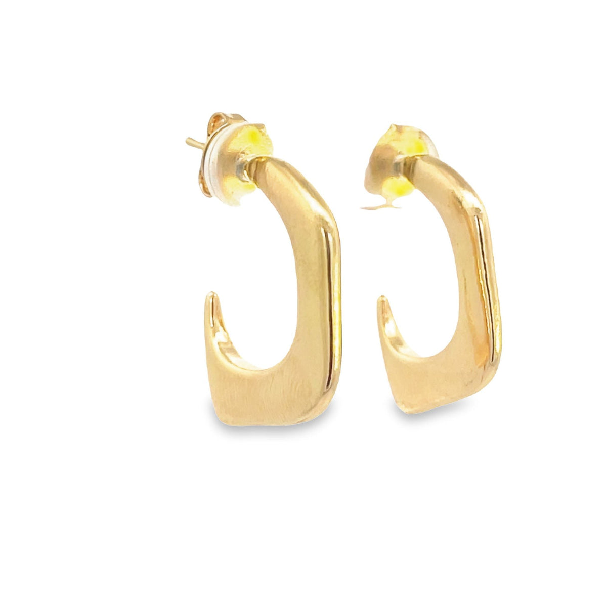 18K Gold Filled Designed Small Plain Stud Earring (L428) MIA Jewelry