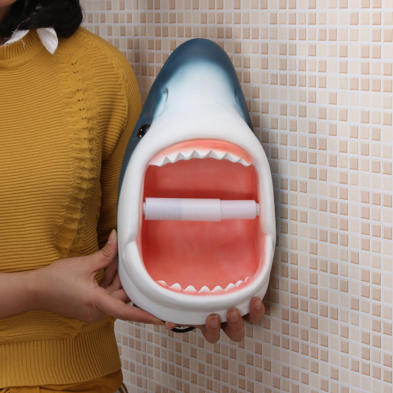Creative shark tissue holder Best YouTube Store