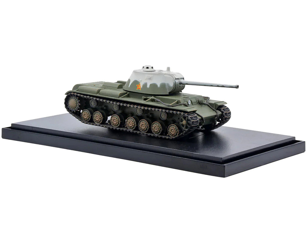 Soviet Kliment Voroshilov KV-3 Heavy Tank Winter Camouflage 1/72 Diecast Model by Panzerkampf Panzerkampf