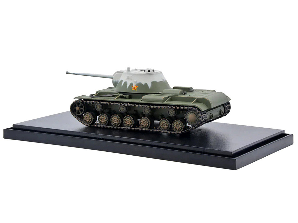 Soviet Kliment Voroshilov KV-3 Heavy Tank Winter Camouflage 1/72 Diecast Model by Panzerkampf Panzerkampf