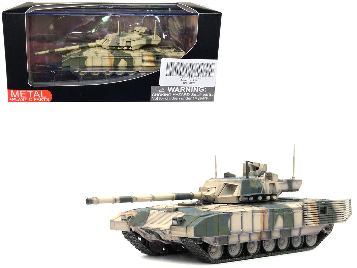 Russian T14 Armata MBT (Main Battle Tank) Multi-Camouflage "Armor Premium" Series 1/72 Diecast Model by Panzerkampf Panzerkampf