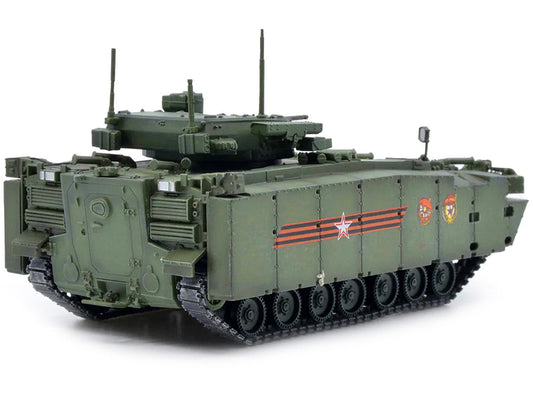 Russian (Object 695) Kurganets-25 Infantry Fighting Vehicle with Four Kornet-EM Guided Missiles - Moscow Victory Day Parade 1/72 Diecast Model by Panzerkampf Panzerkampf