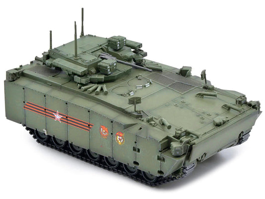 Russian (Object 695) Kurganets-25 Infantry Fighting Vehicle with Four Kornet-EM Guided Missiles - Moscow Victory Day Parade 1/72 Diecast Model by Panzerkampf Panzerkampf