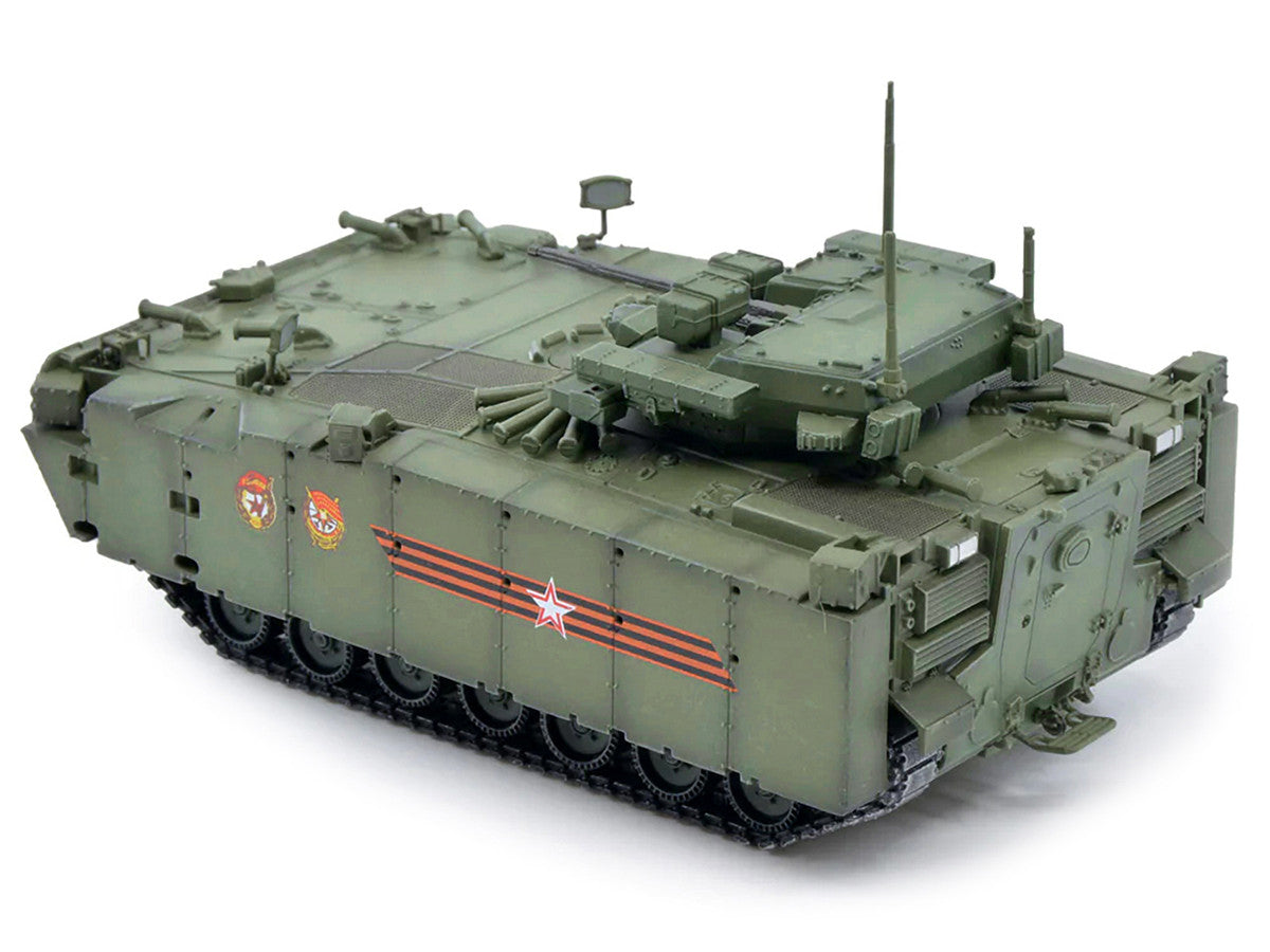 Russian (Object 695) Kurganets-25 Infantry Fighting Vehicle with Four Kornet-EM Guided Missiles - Moscow Victory Day Parade 1/72 Diecast Model by Panzerkampf Panzerkampf