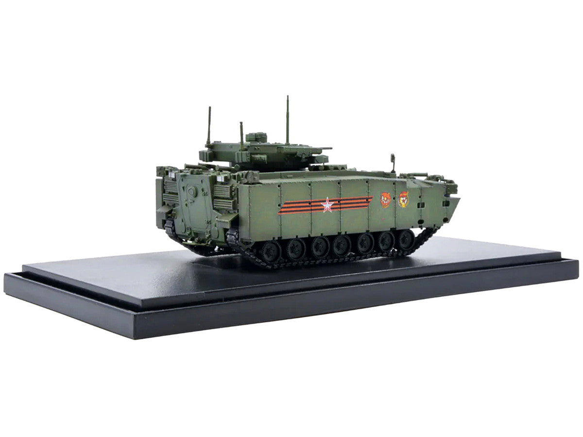 Russian (Object 695) Kurganets-25 Infantry Fighting Vehicle with Four Kornet-EM Guided Missiles - Moscow Victory Day Parade 1/72 Diecast Model by Panzerkampf Panzerkampf