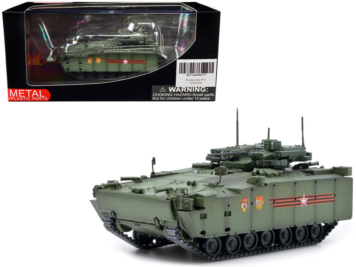 Russian (Object 695) Kurganets-25 Infantry Fighting Vehicle with Four Kornet-EM Guided Missiles - Moscow Victory Day Parade 1/72 Diecast Model by Panzerkampf Panzerkampf
