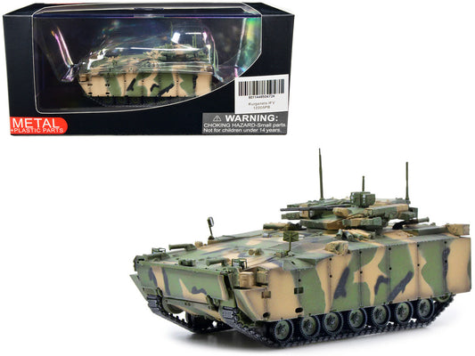 Russian (Object 695) Kurganets-25 Infantry Fighting Vehicle with Four Kornet EM Guided Missiles Camouflage 1/72 Diecast Model by Panzerkampf Panzerkampf