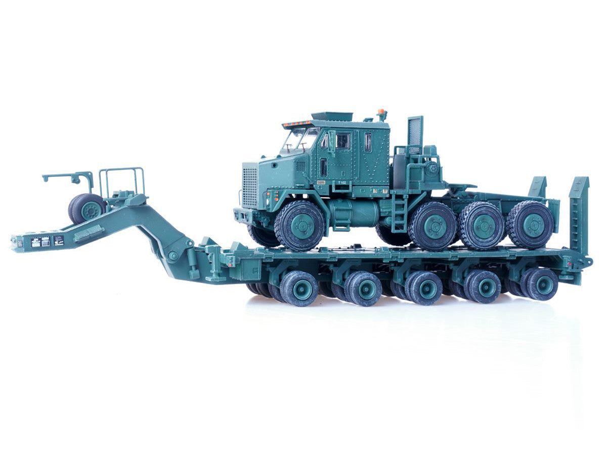 M1070 Heavy Equipment Transporter Army Green "Armor Premium" Series 1/72 Diecast Model by Panzerkampf Panzerkampf