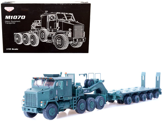 M1070 Heavy Equipment Transporter Army Green "Armor Premium" Series 1/72 Diecast Model by Panzerkampf Panzerkampf